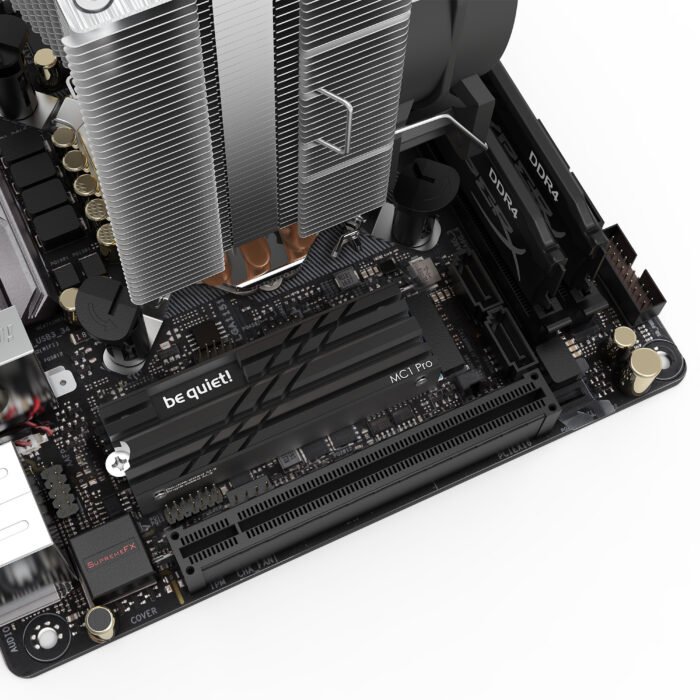 be quiet! MC1 PRO M.2 SSD Cooler be quiet! MC1 PRO M.2 SSD Cooler with Integrated Heat Pipe