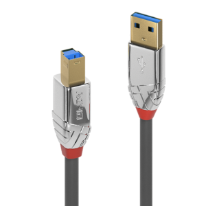 Lindy Cromo Line 2m USB 3.0 Type-A Male to USB Type-B Male Cable