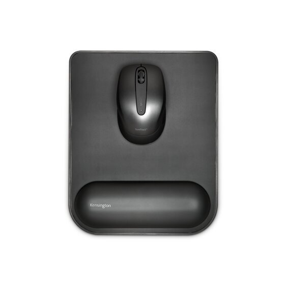 Kensington ErgoSoft Mouse Pad with Wrist Rest Support Black Kensington ErgoSoft Mouse Pad with Gel Wrist Rest Support Black