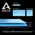 ARCTIC TP-3 Premium Performance Thermal Pads 4-Pack Blue
