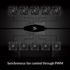 ARCTIC Case Fan Hub 10-Port PWM Fan Controller
