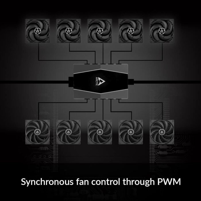 ARCTIC Case Fan Hub 10-Port PWM Fan Controller