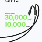 Belkin BoostCharge Braided USB-C to USB-A Charging Cable 1M Black