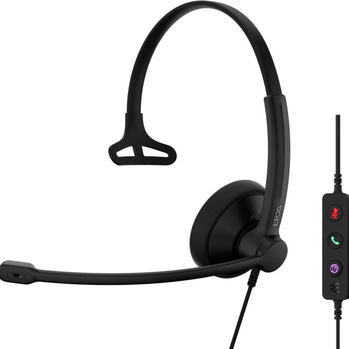 EPOS IMPACT 100 MS Mono USB-C + USB-A Headset EPOS IMPACT 100 MS Mono USB-C + USB-A Microsoft Teams Headset