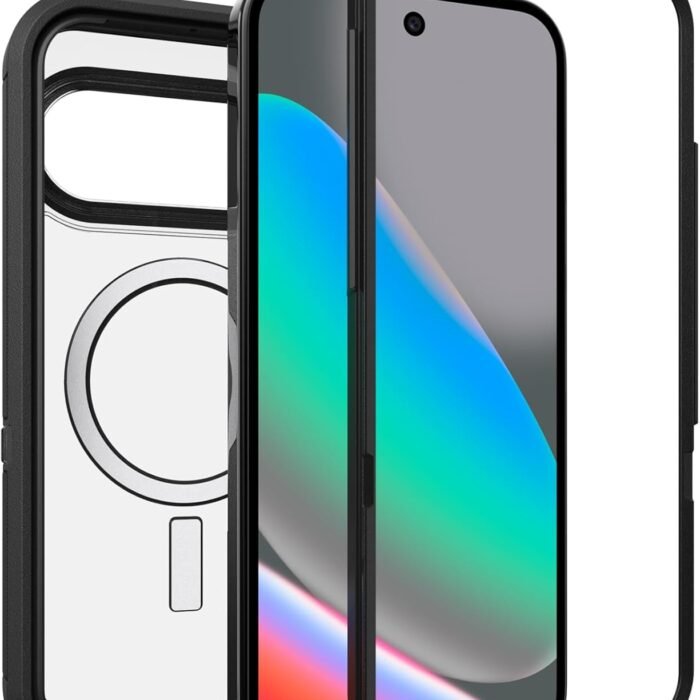 OtterBox Defender Series XT Clear with Magnets Pixel 10 Pixel 10 Pro Black OtterBox Defender Series XT Clear Magnetic Case for Google Pixel 10 and Pixel 10 Pro Black