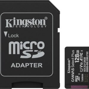 Kingston Canvas Select Plus 128GB microSDXC Class 10 UHS-I Memory Card