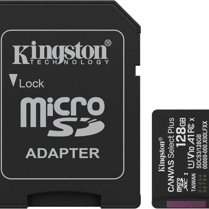 Kingston Canvas Select Plus 128GB microSDXC Class 10 UHS-I Memory Card