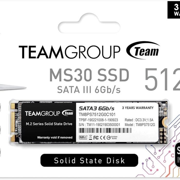 TEAMGROUP MS30 512GB M.2 2280 SATA III Solid State Drive