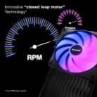 be quiet! Light Wings 140mm PWM High-Speed ARGB 2200 RPM Case Fan