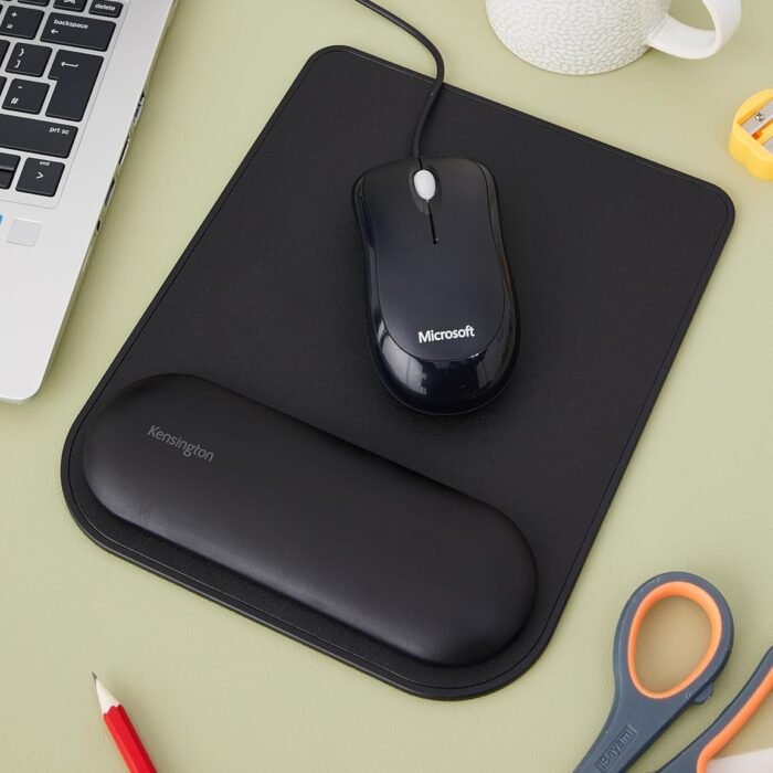 Kensington ErgoSoft Mouse Pad with Wrist Rest Support Black Kensington ErgoSoft Mouse Pad with Gel Wrist Rest Support Black