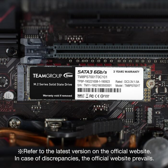 TEAMGROUP MS30 512GB M.2 2280 SATA III Solid State Drive