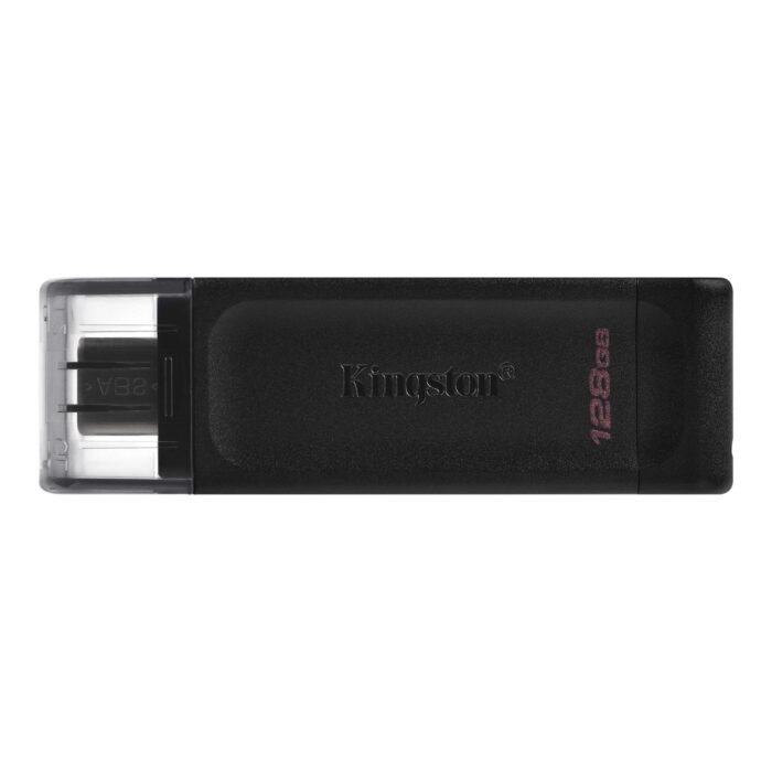 Kingston DataTraveler 70 128GB USB-C USB 3.2 Gen 1 Flash Drive Kingston DataTraveler 70 128GB USB-C USB 3.2 Gen 1 Flash Drive - Black