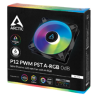 ARCTIC P12 PWM PST A-RGB 120mm PWM PC Case Fan Black