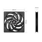 ARCTIC P14 Slim PWM PST 140mm Low Profile Cooling Fan
