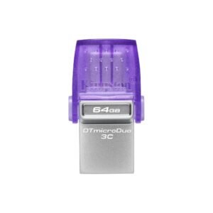Kingston DataTraveler microDuo 3C 64GB Dual USB-A & USB-C USB 3.2 Gen 1 Flash Drive