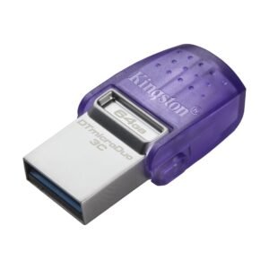 Kingston DataTraveler microDuo 3C 64GB Dual USB-A & USB-C USB 3.2 Gen 1 Flash Drive