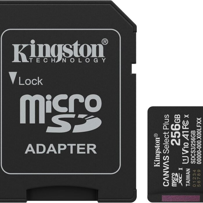 Kingston Canvas Select Plus 256GB microSDXC Class 10 UHS-I Memory Card